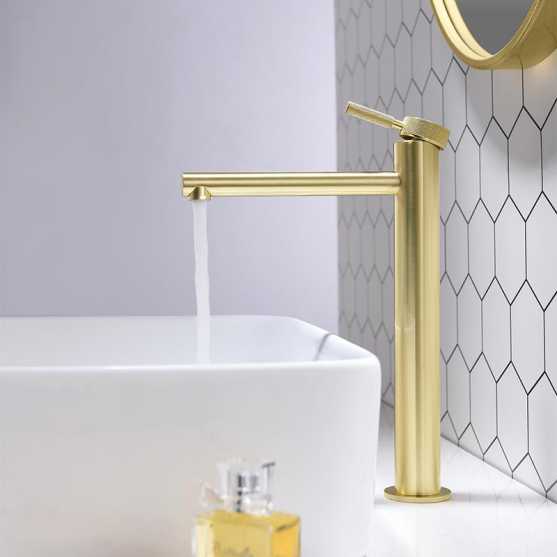 deck mounted single hole basin mixer