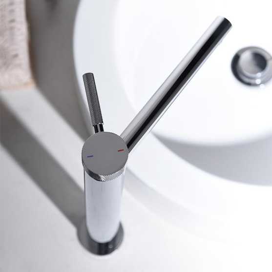 single lever brass basin faucet