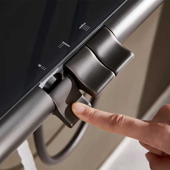 Shower mixer set with tub spout